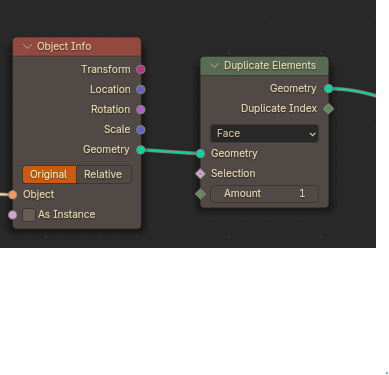 screenshot of the duplicate elements node